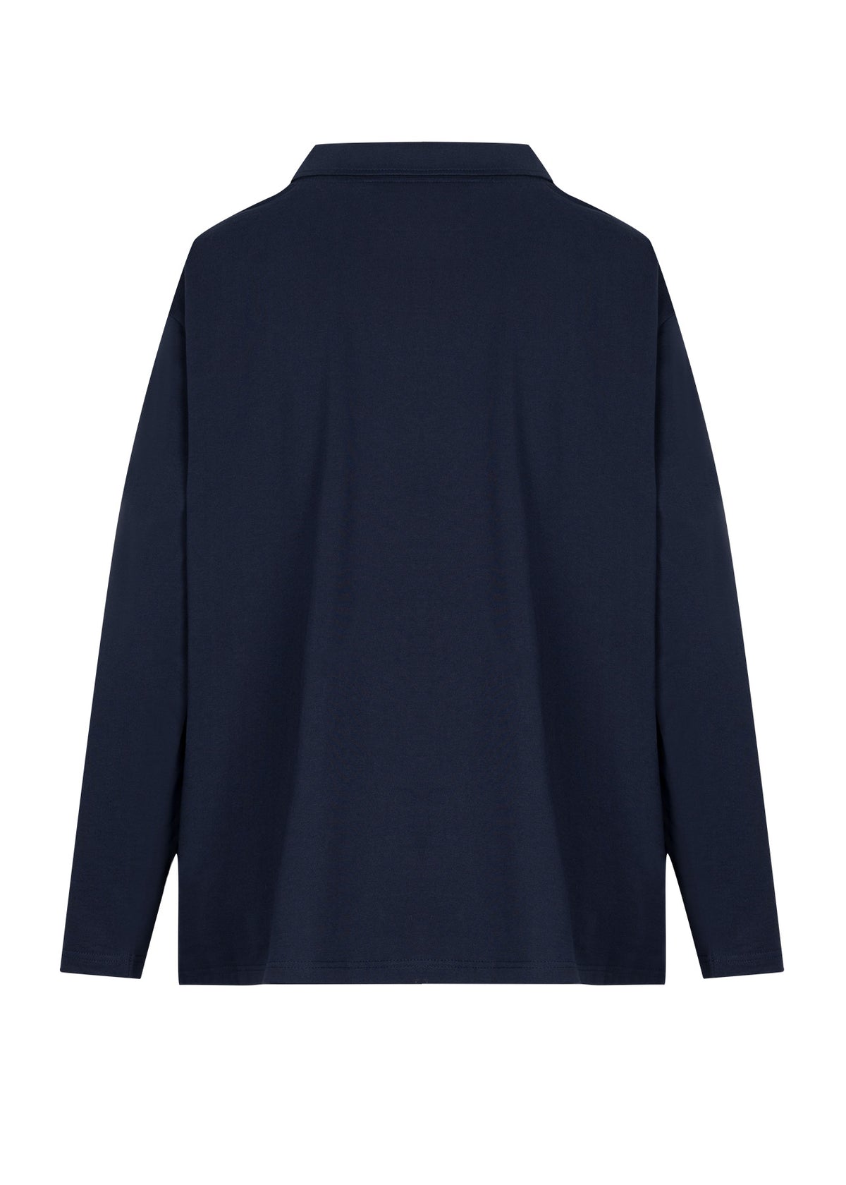 Longsleeve Polo Navy
