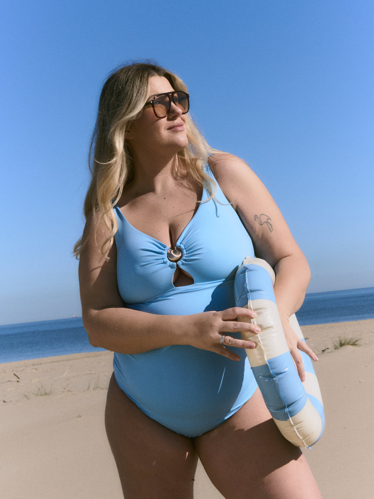 Kostium Mykonos Shell One Piece Blue
