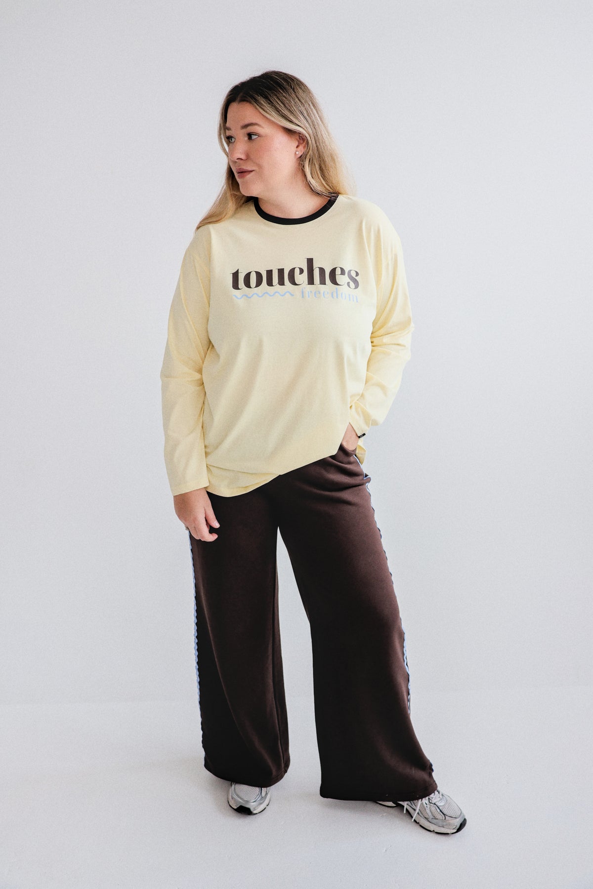 Longsleeve Wave butter yellow