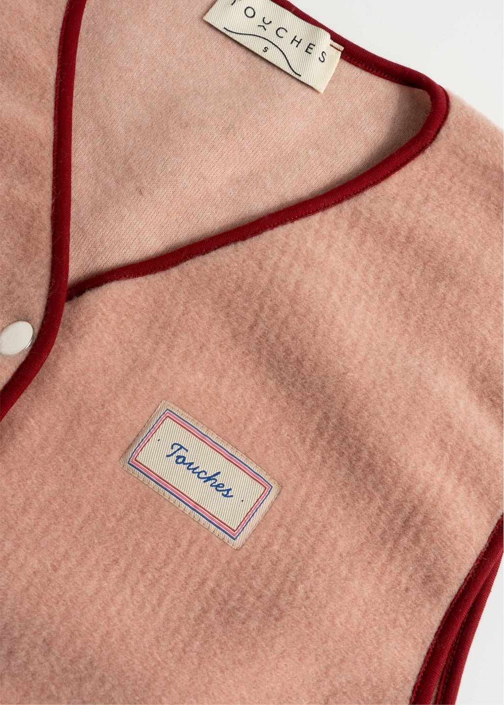 Merino Vest Rose