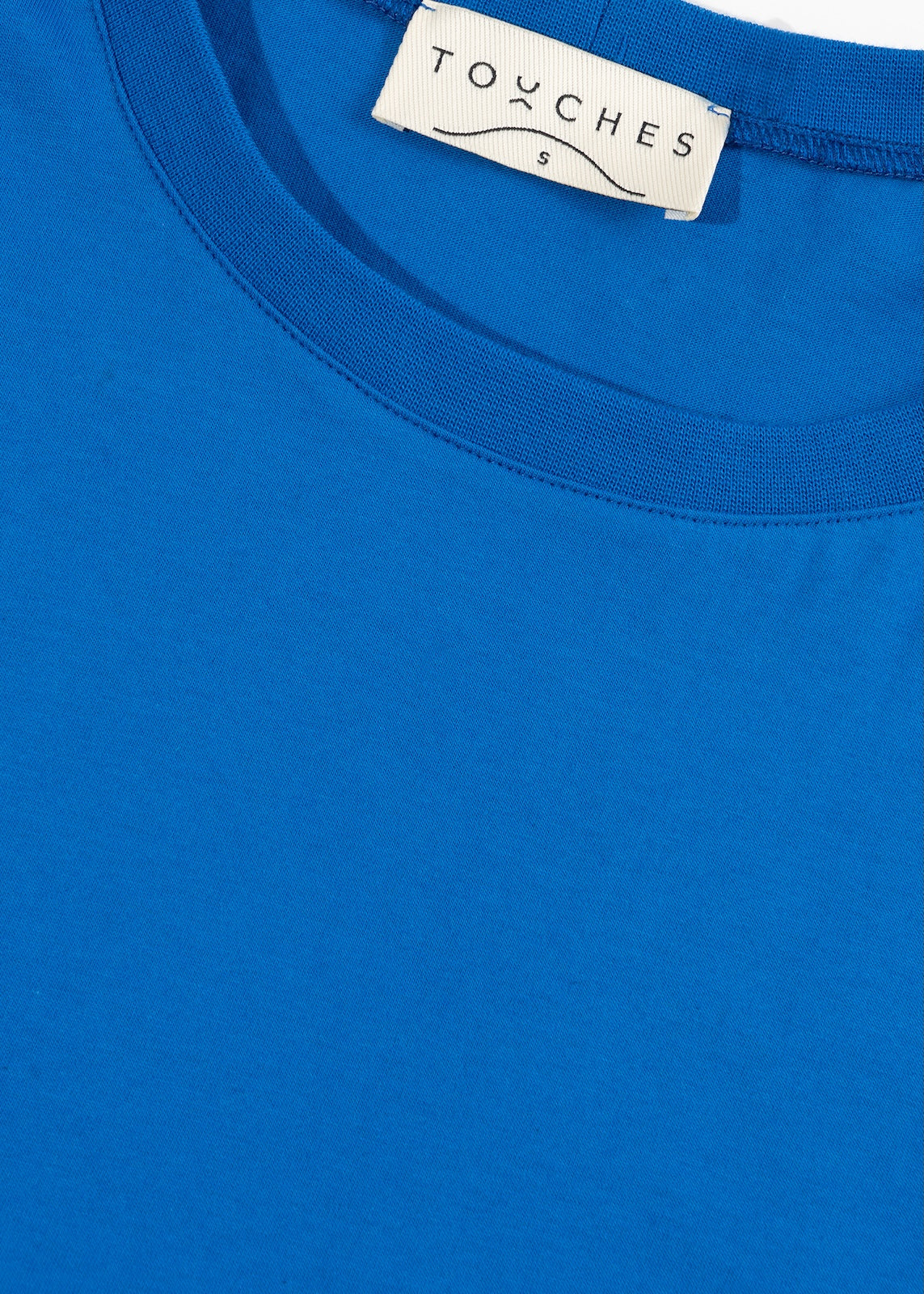 T-shirt Boxy Kobalt