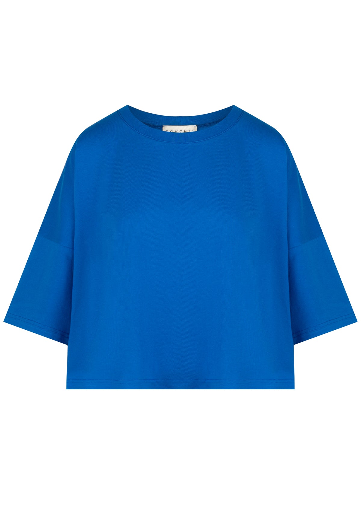 T-shirt Boxy Kobalt