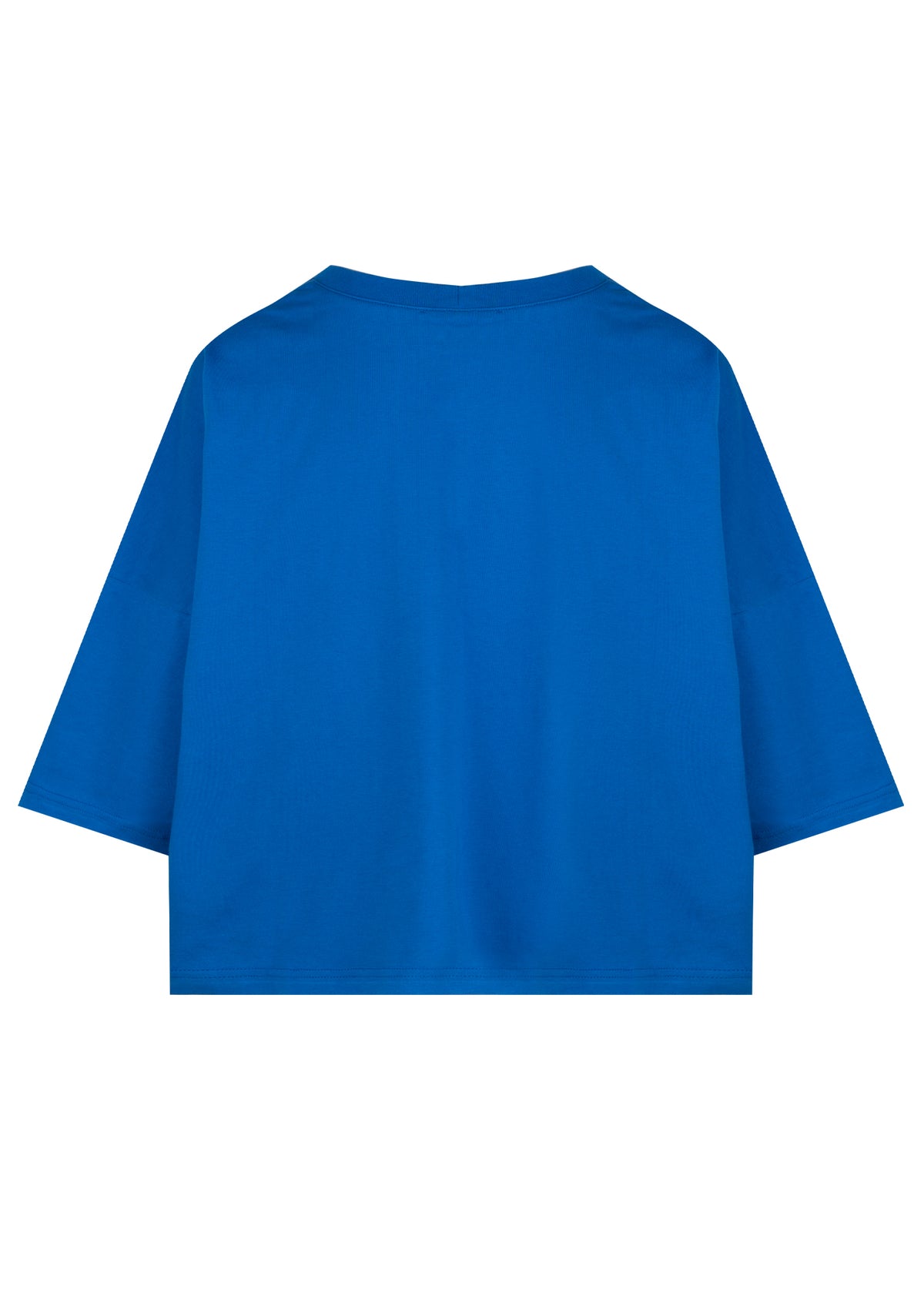 T-shirt Boxy Kobalt