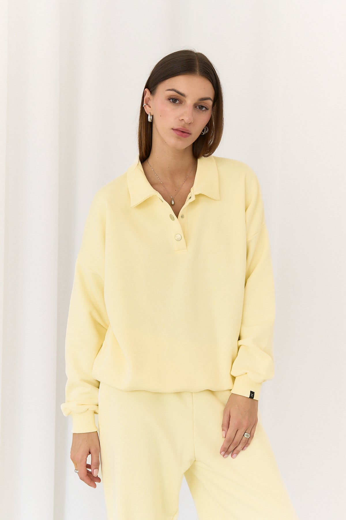 Crewneck Polo Butter Yellow