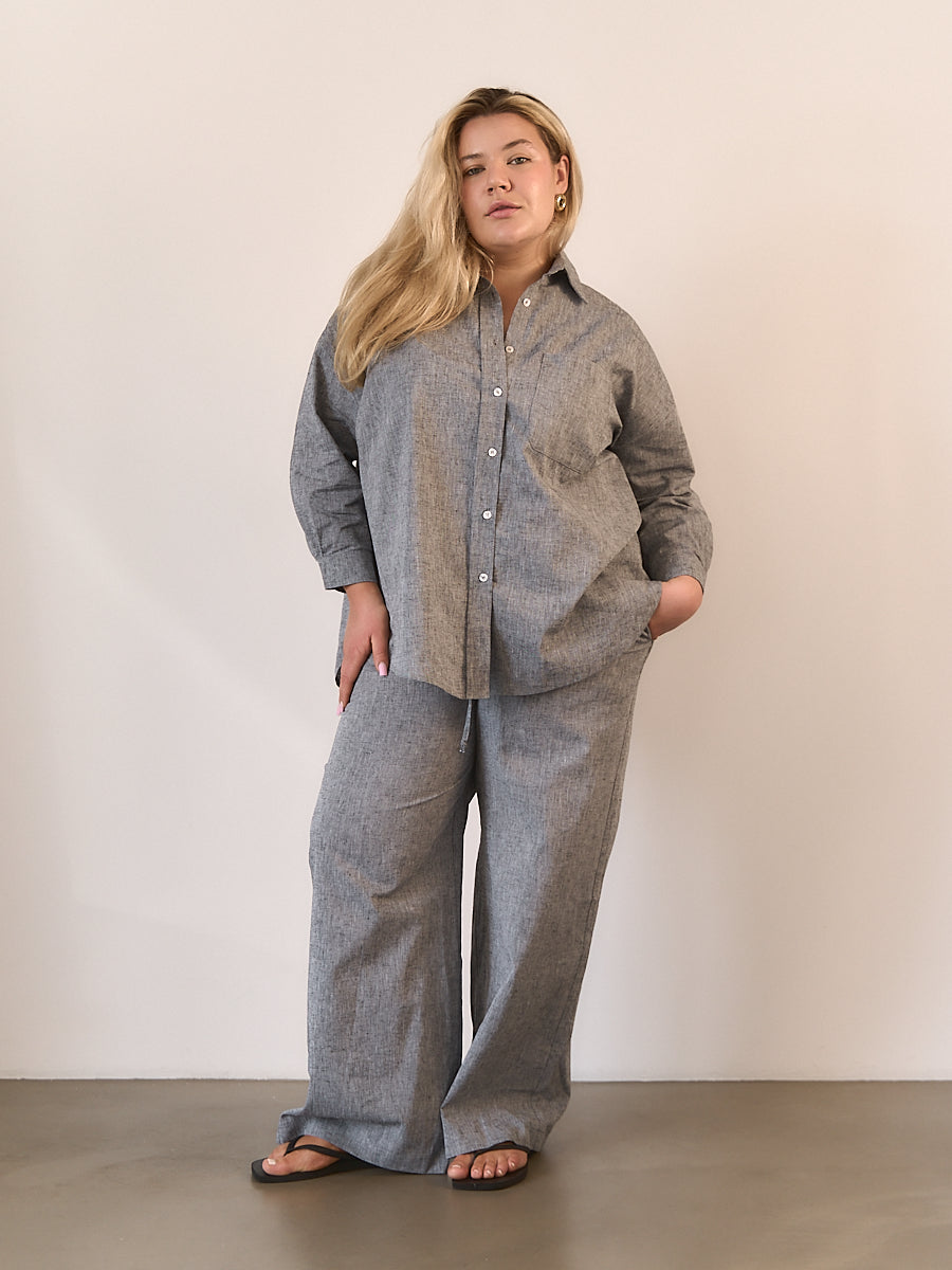 Spodnie Linen Black