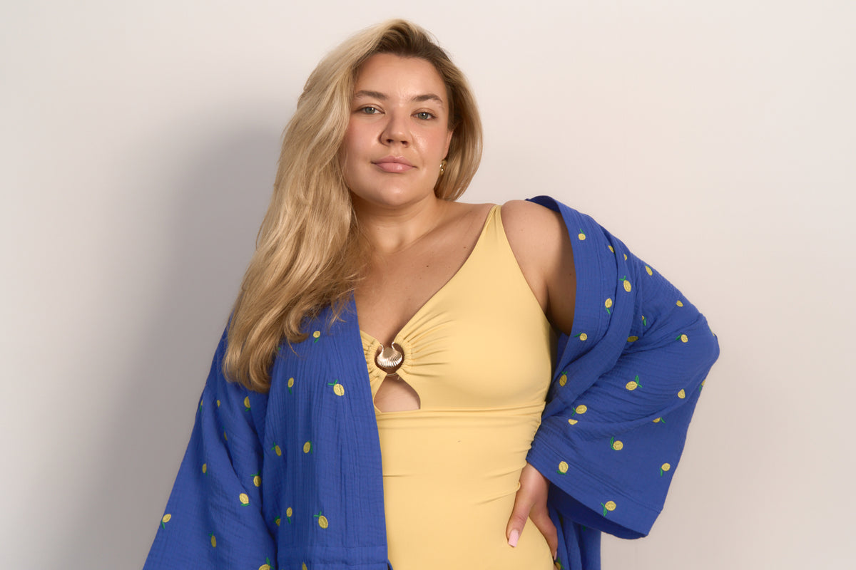 Kostium Mykonos Shell One Piece Yellow