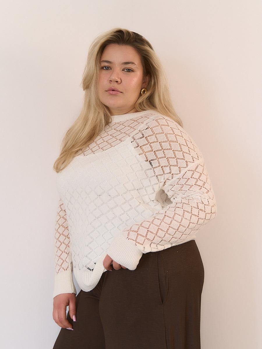 Sweter Cloud Ecru