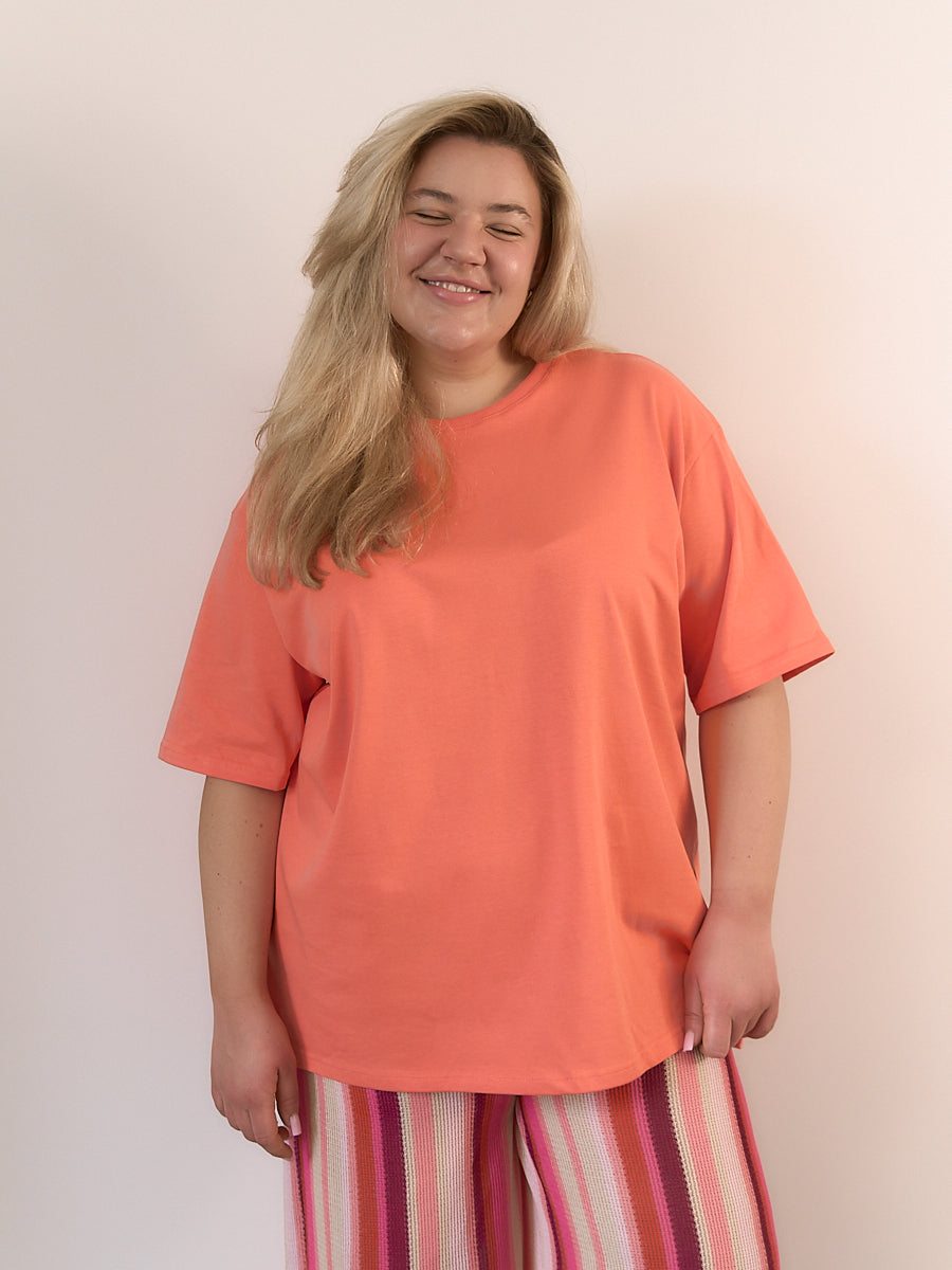 T-shirt Long Orange