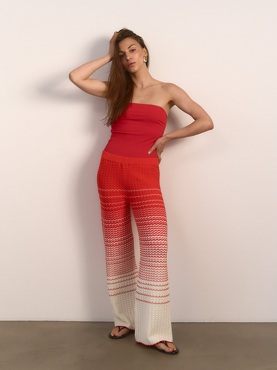 Spodnie Ombre Red
