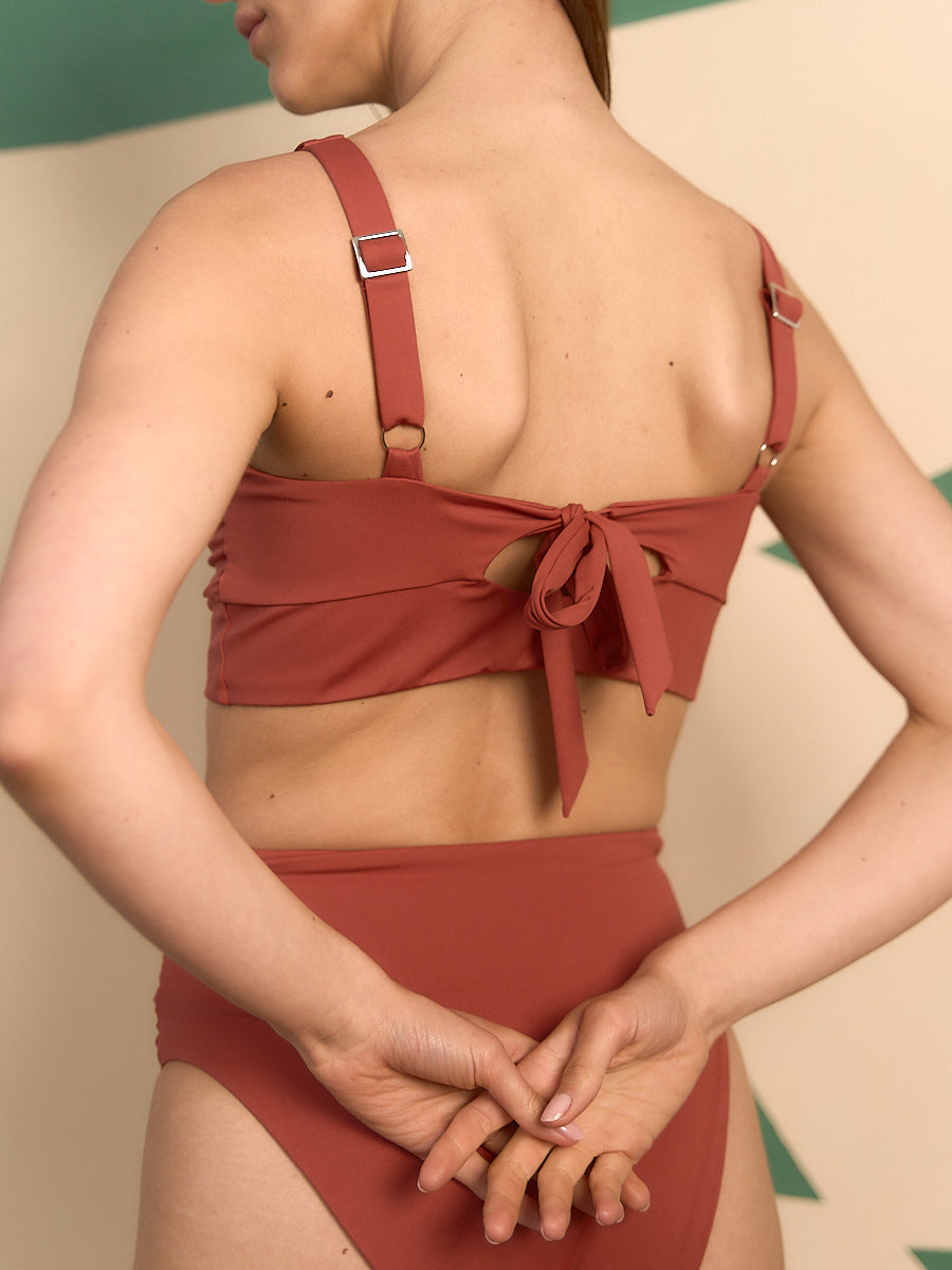 Kostium Mykonos 2 piece rust red
