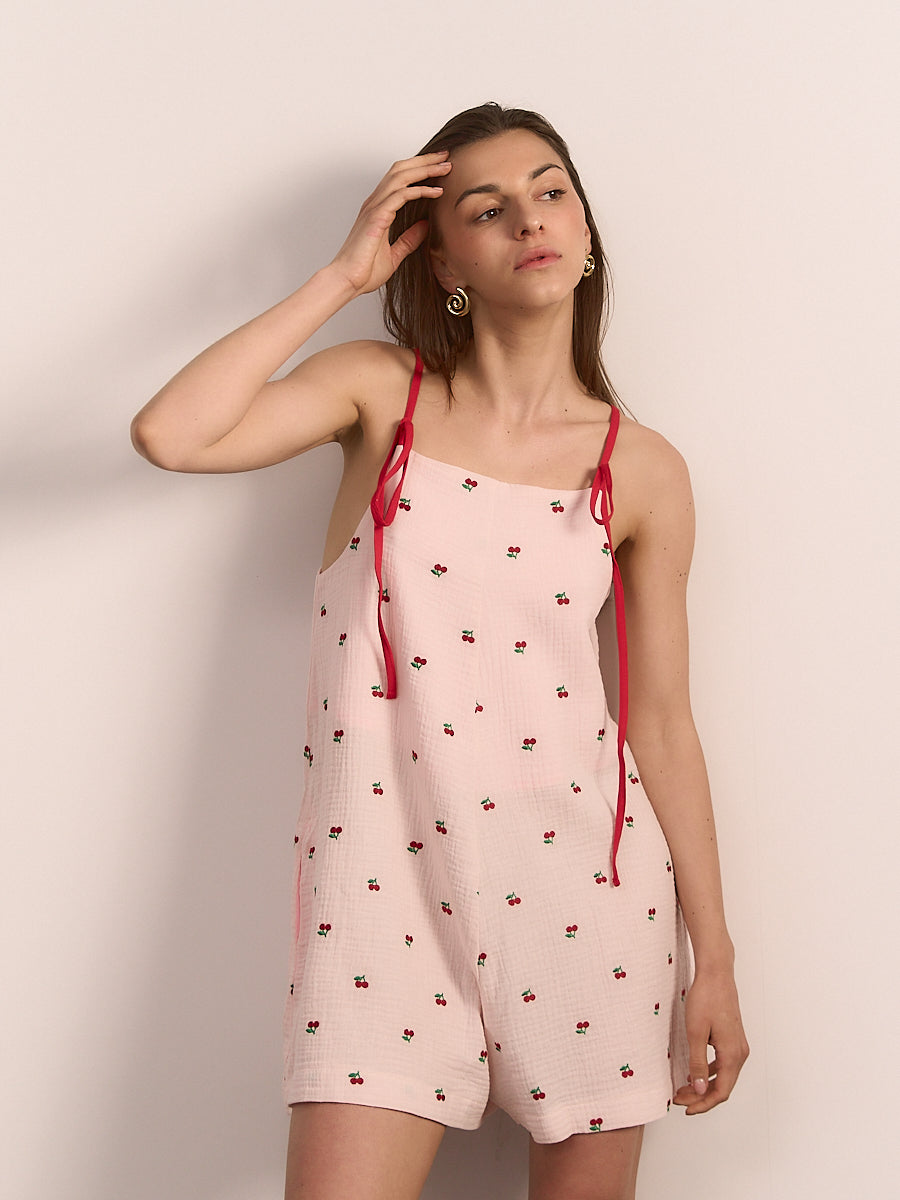 Kombinezon Cherry Pink