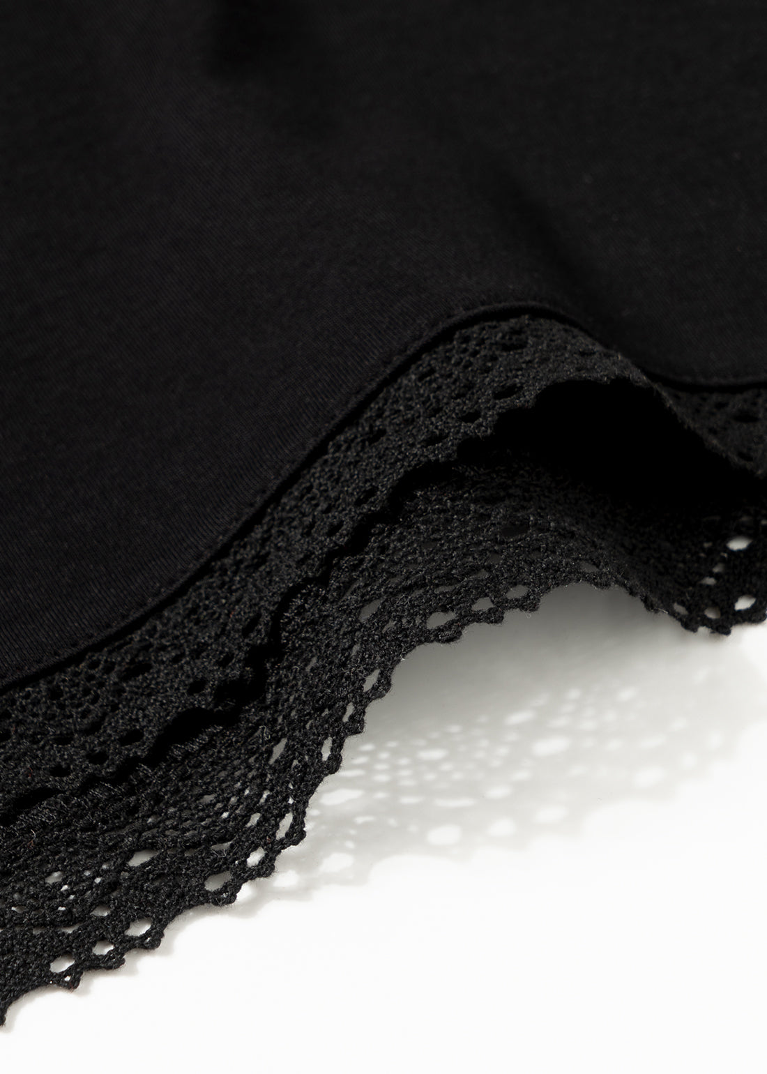 T-shirt Box Crochet black