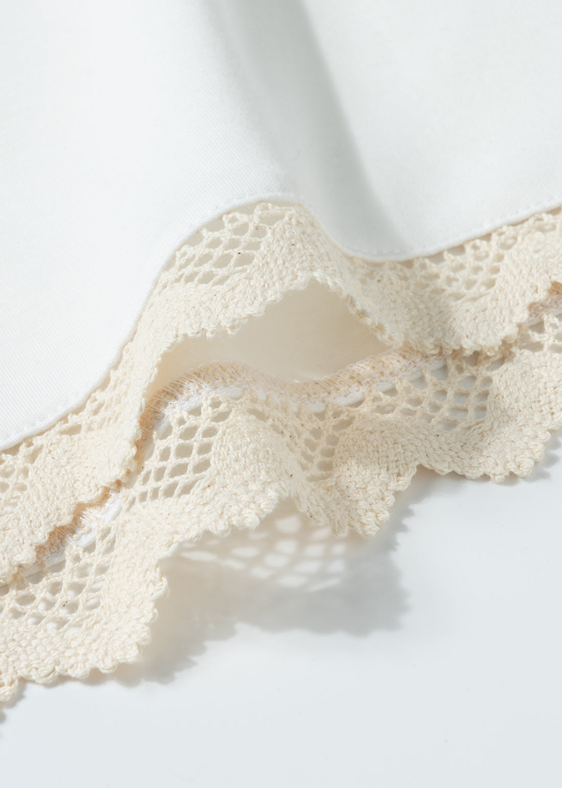 T-shirt Box Crochet white