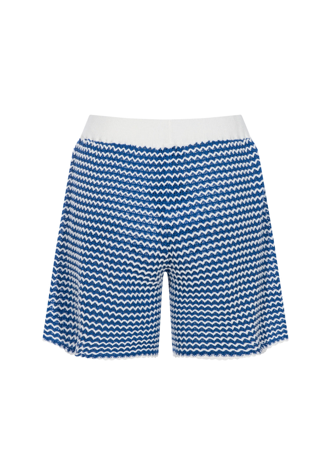 Szorty Knitted Kobalt