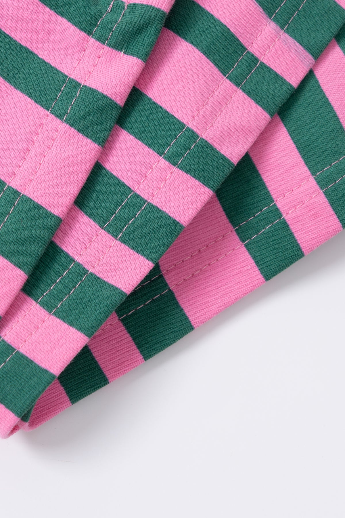 Dzwony Stripes Pink&Green