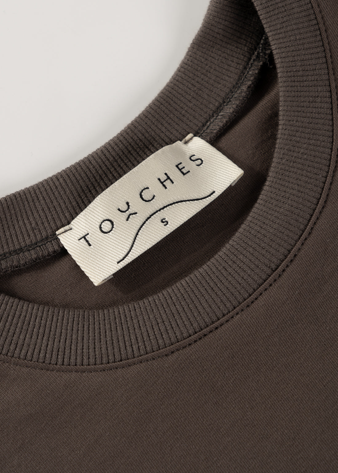 T-shirt Long Taupe