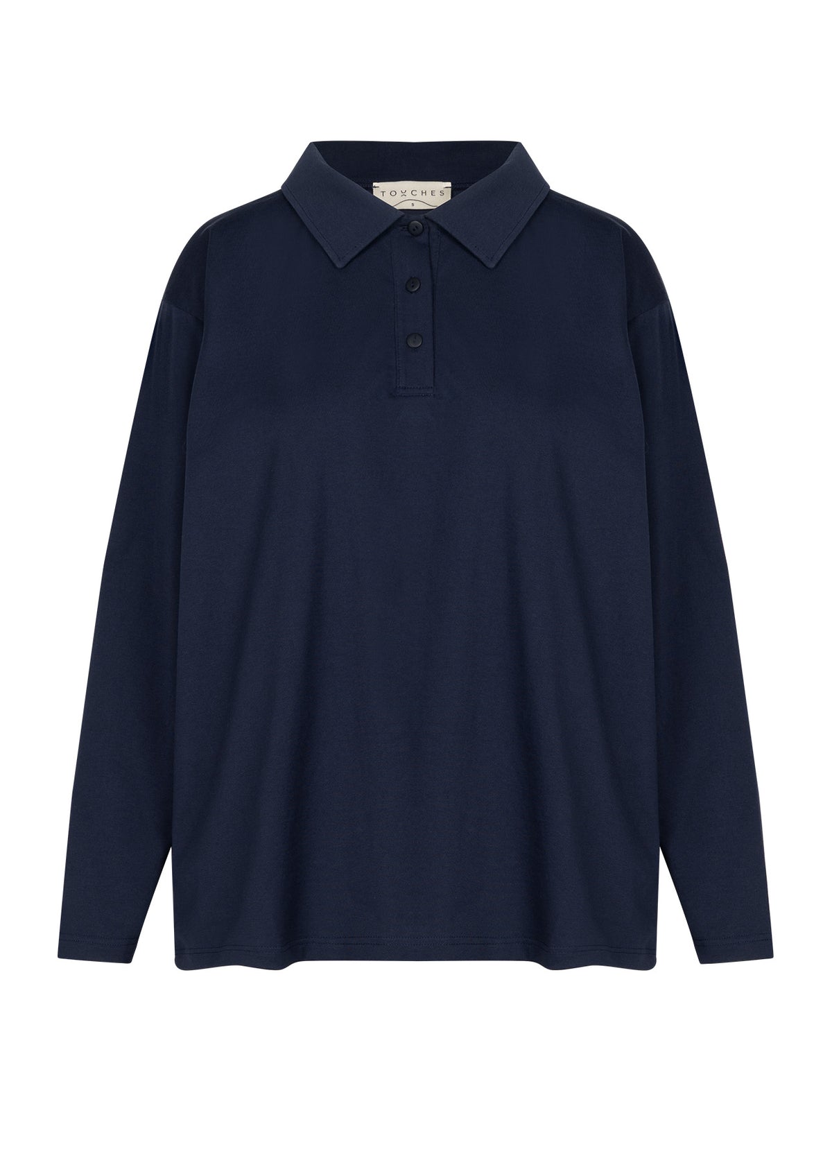 Longsleeve Polo Navy