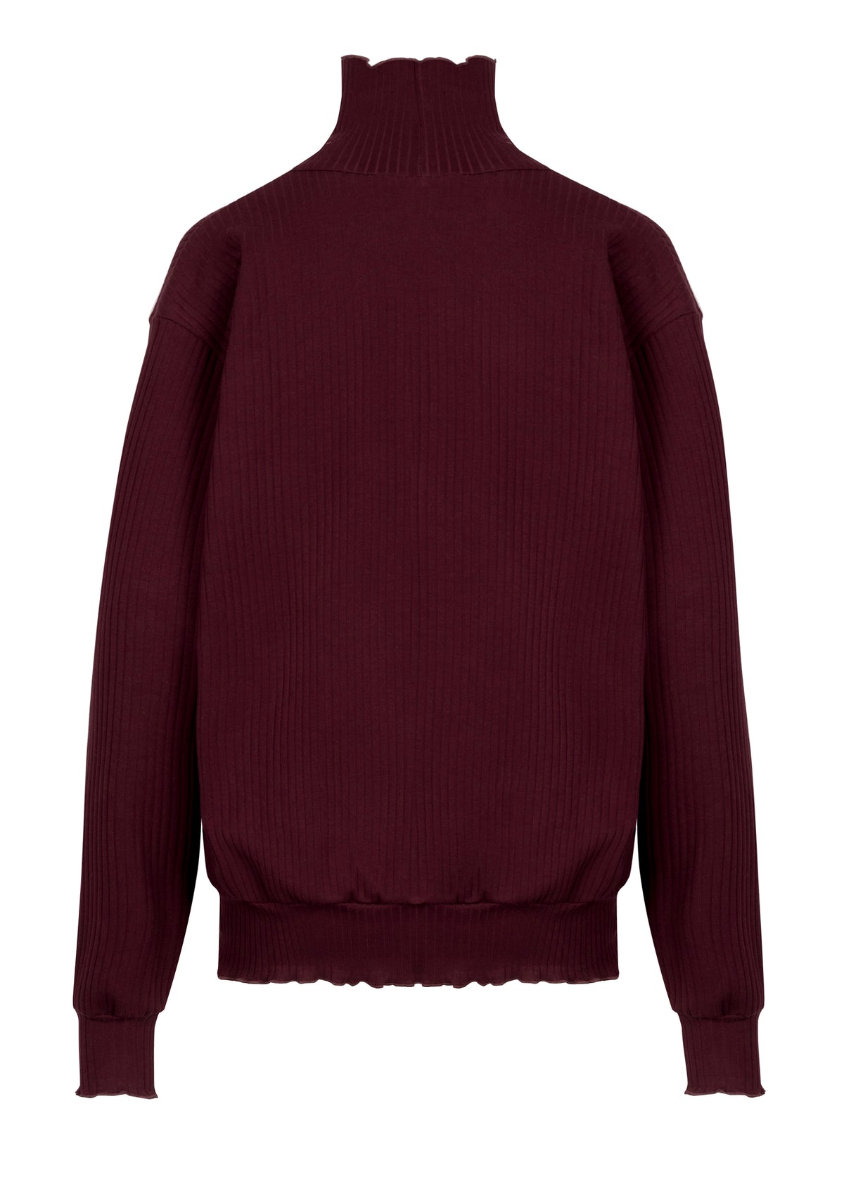 Golf ribbed bordo