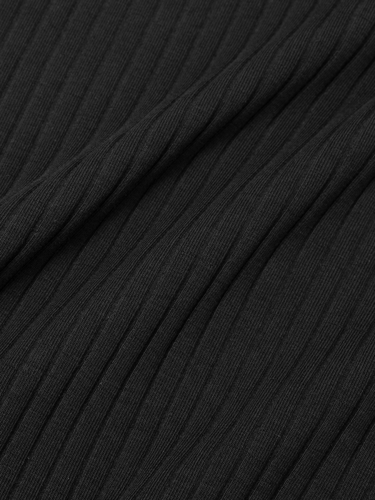 Longsleeve Ribbed Black