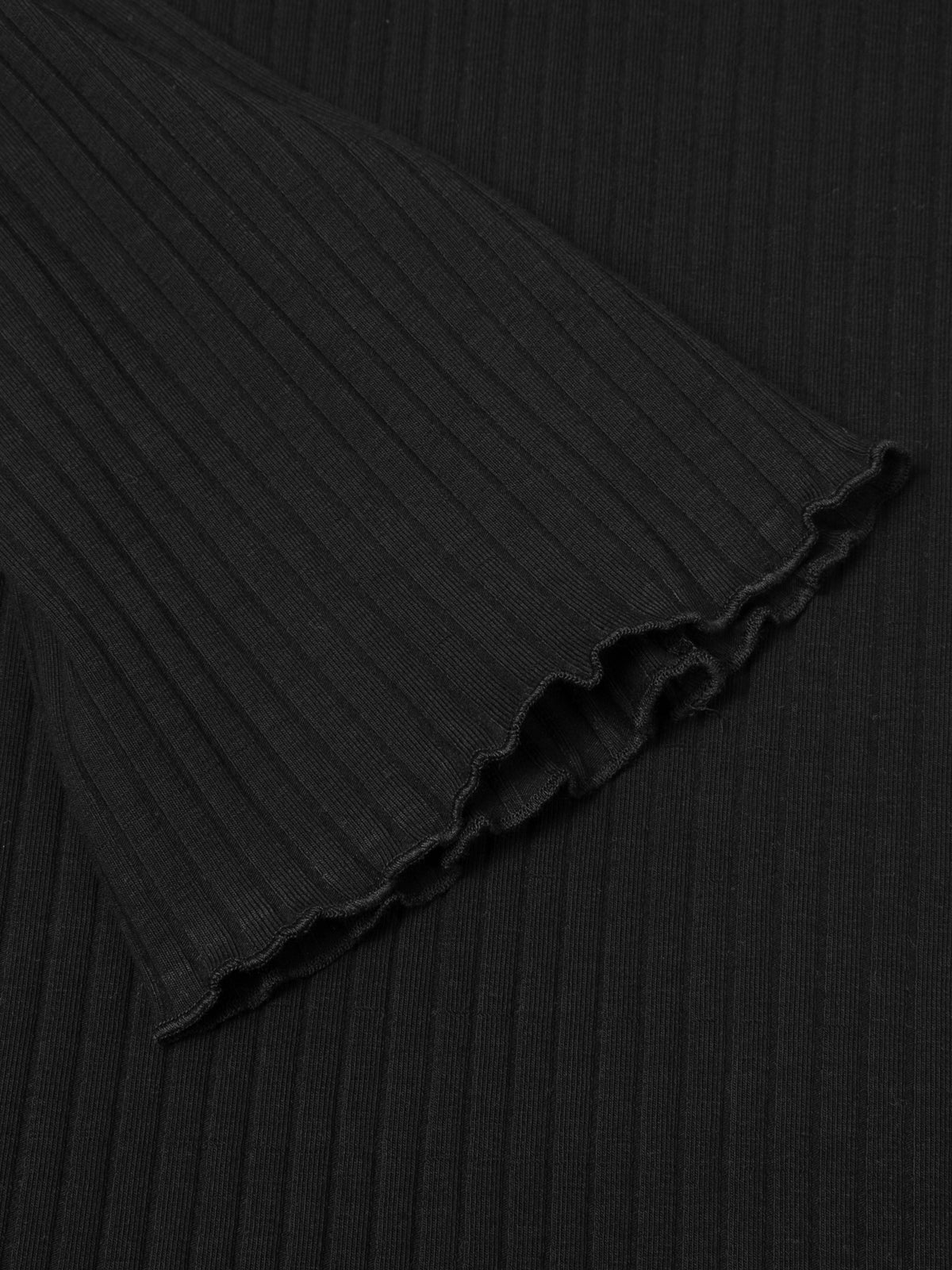 Longsleeve Ribbed Black