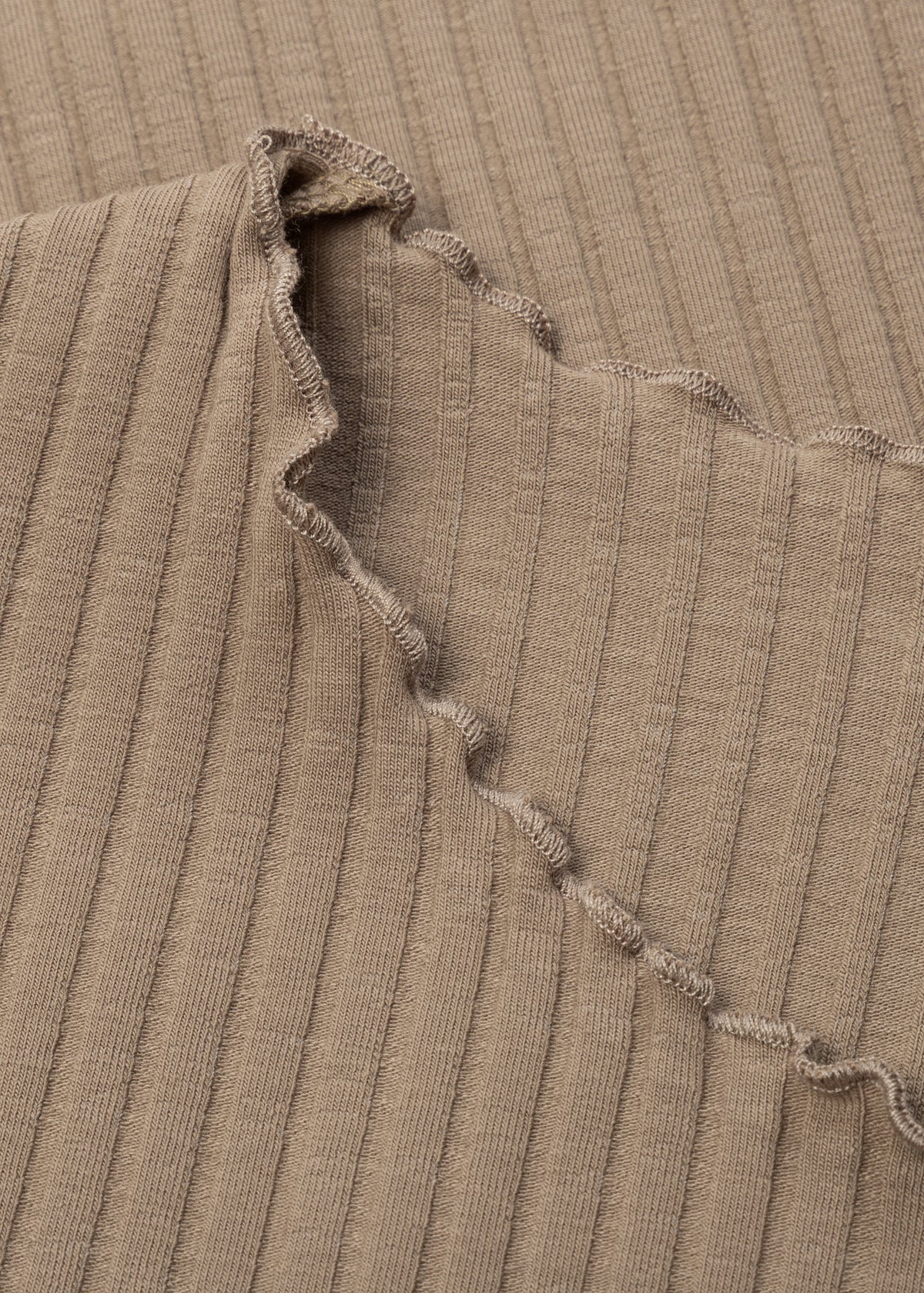 Longsleeve Ribbed Beige