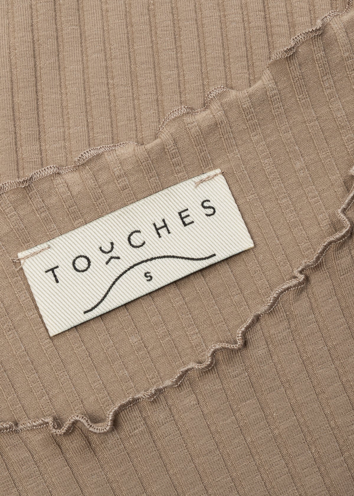 Longsleeve Ribbed Beige