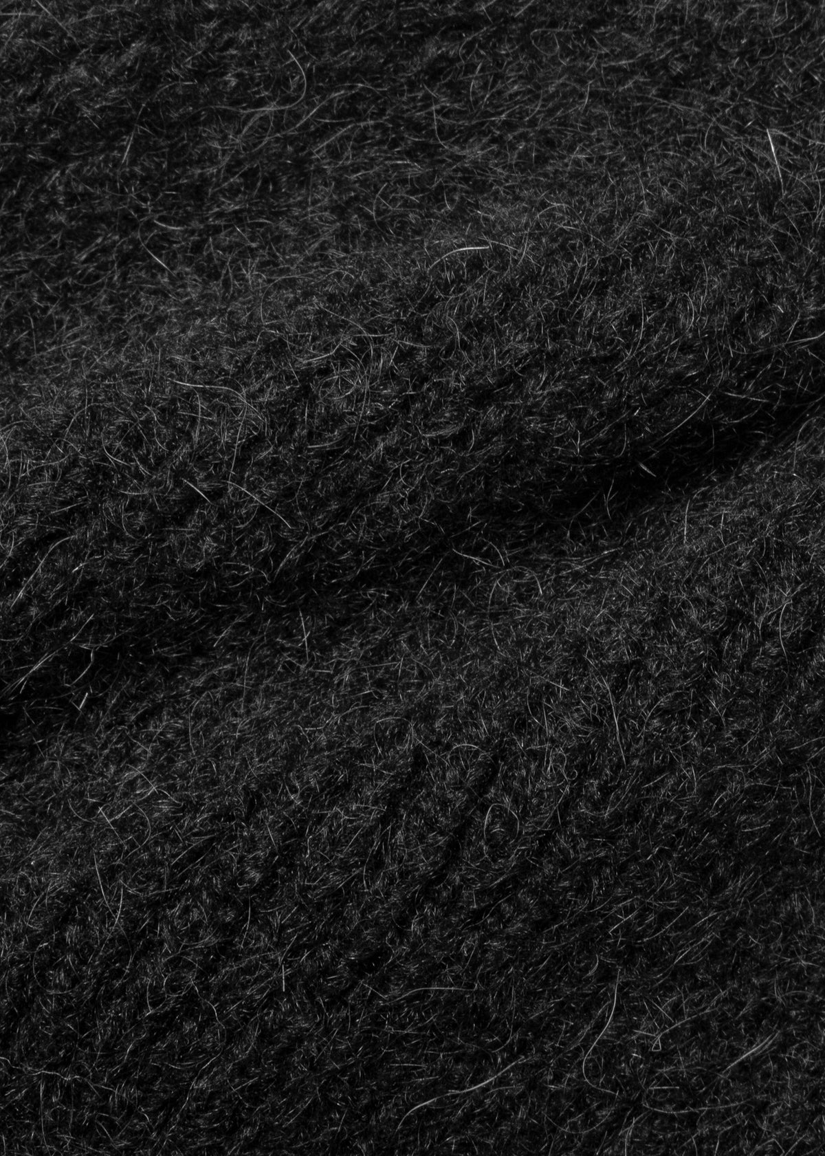 Beanie Fluffy Black