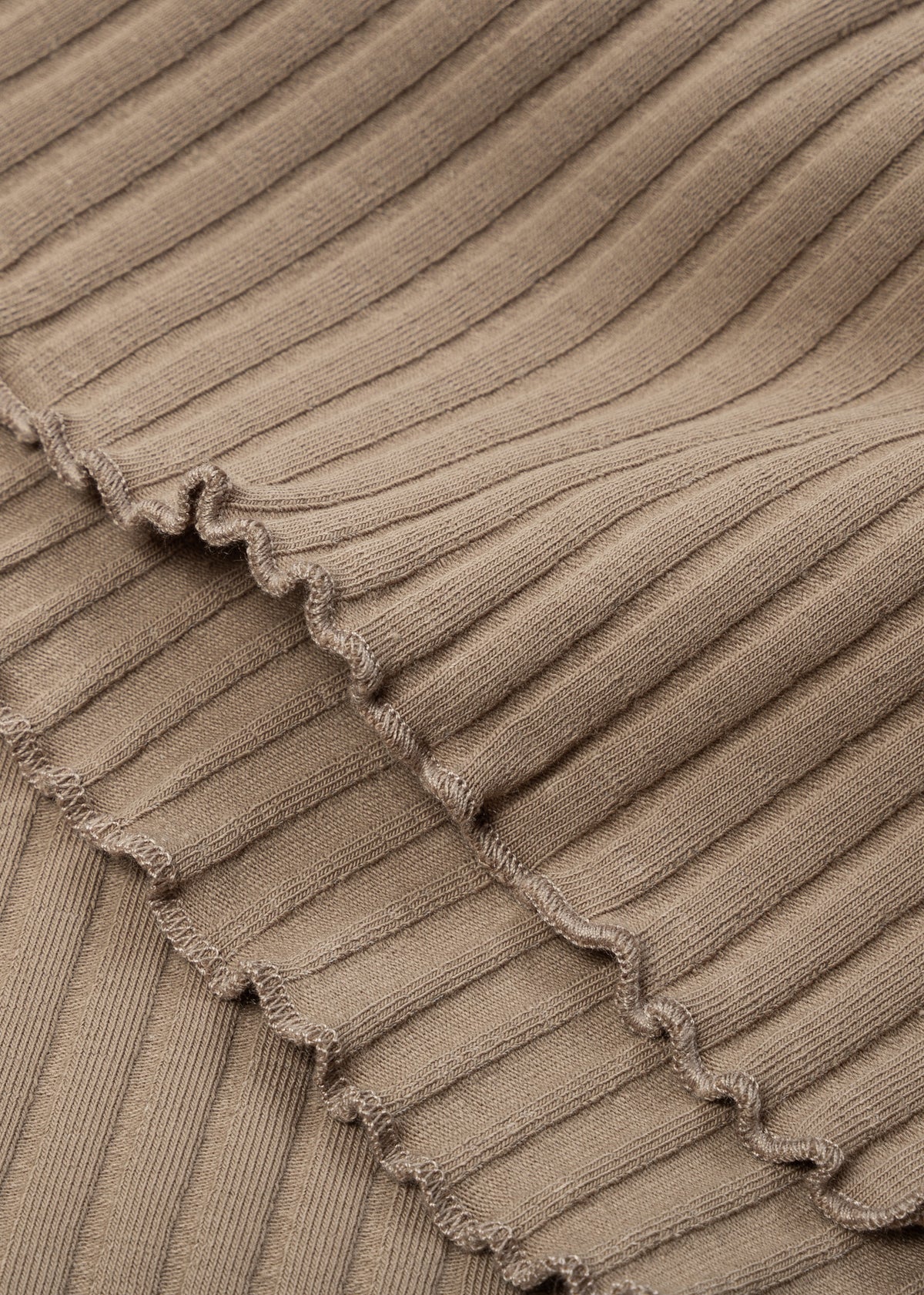 Longsleeve Ribbed Beige