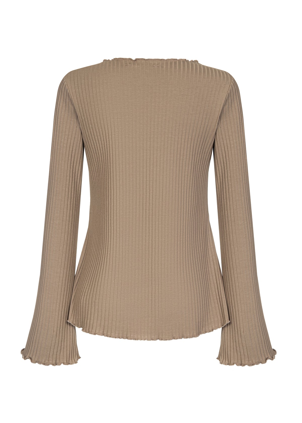 Longsleeve Ribbed Beige