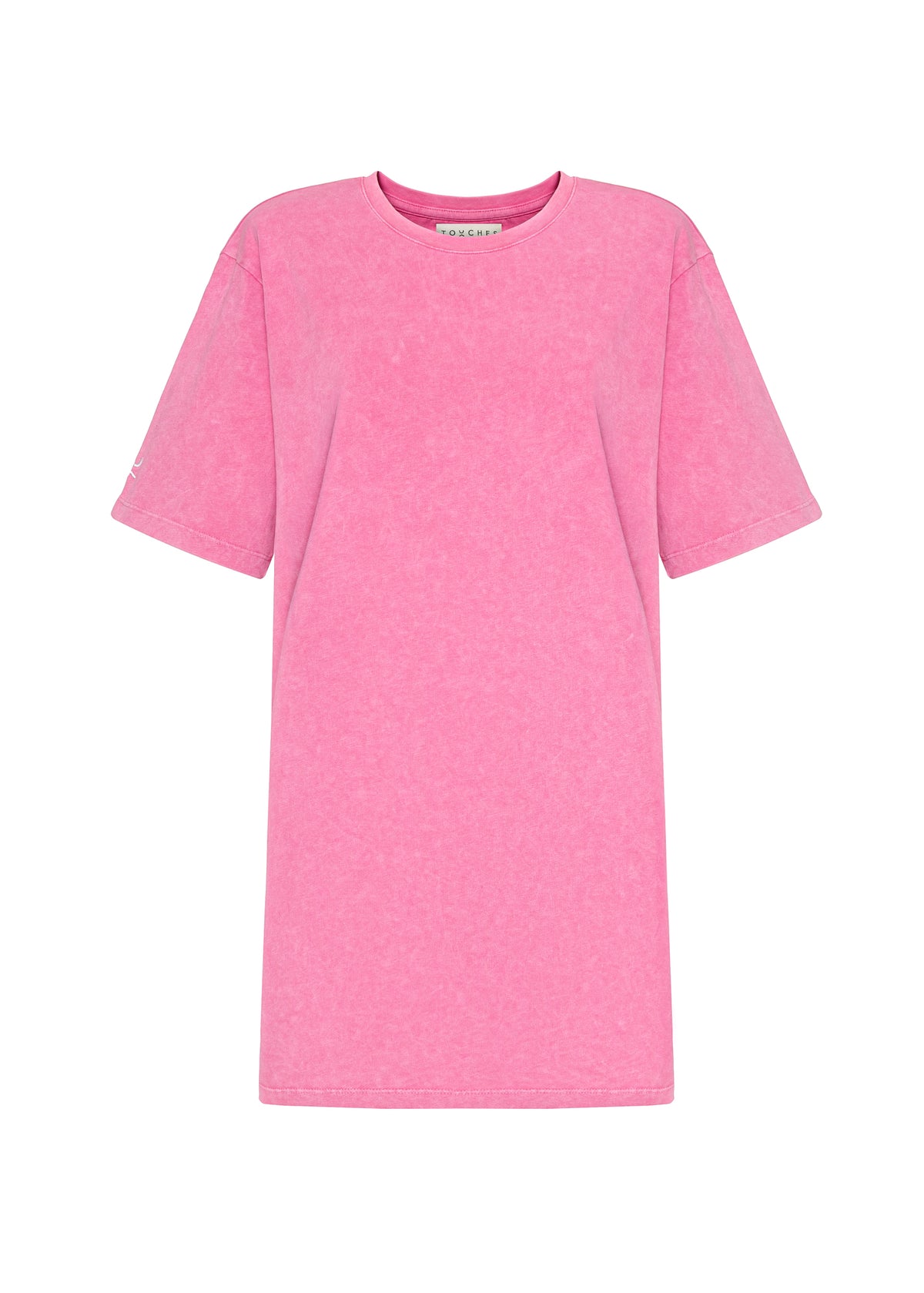 T-shirt Long Washed Pink