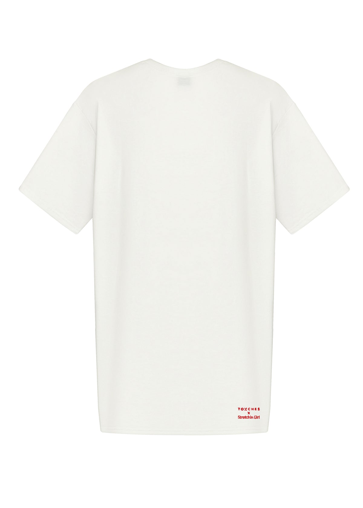 T-shirt Stretching Queen White