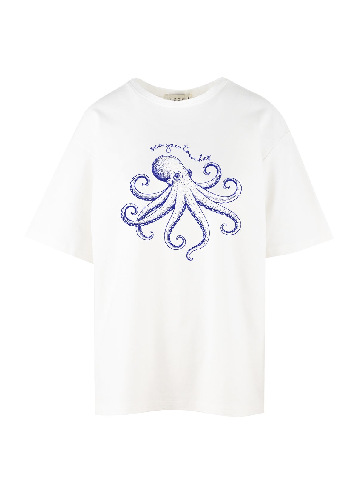 T-shirt Long Octopus off white