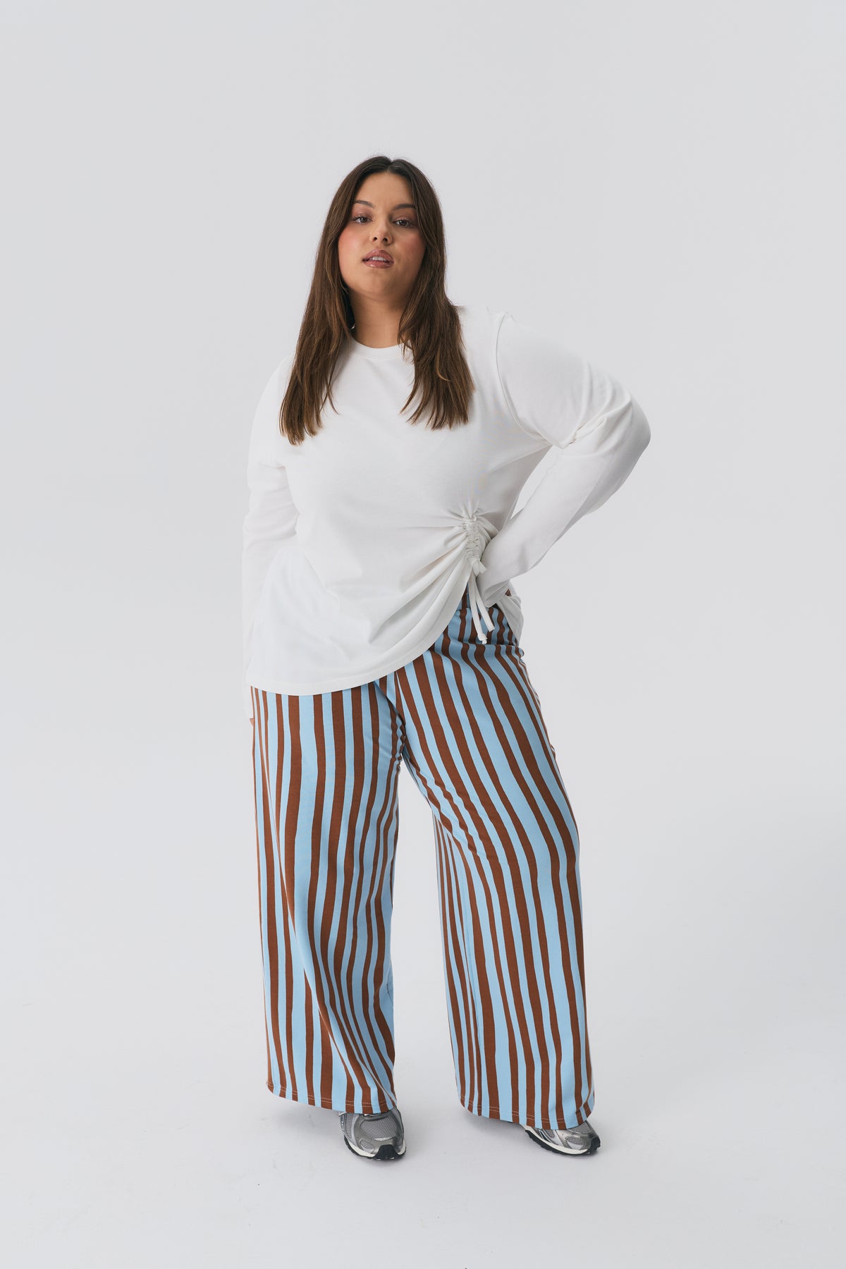 Spodnie Stripes Brown&amp;Blue