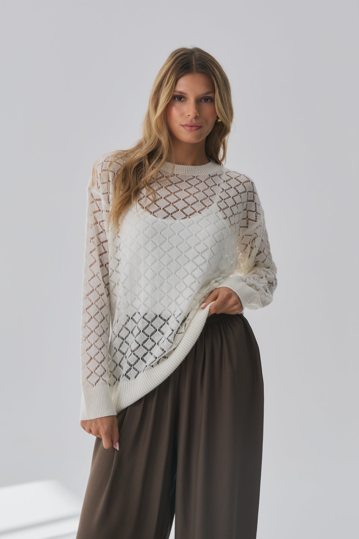Sweter Cloud Ecru