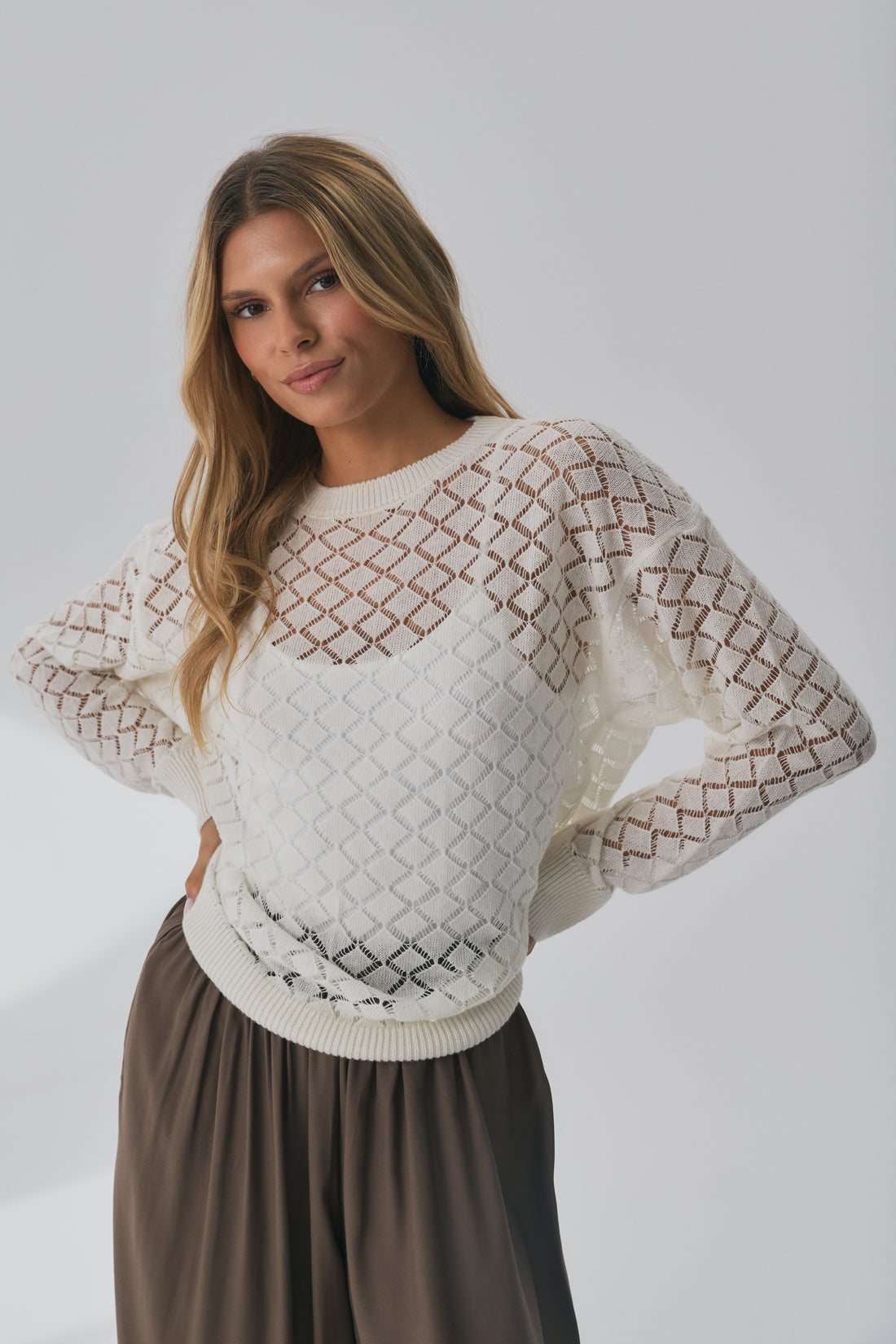 Sweter Cloud Ecru