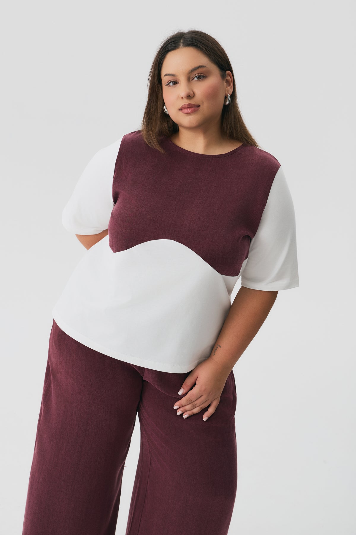 Bluzka Aura Maroon