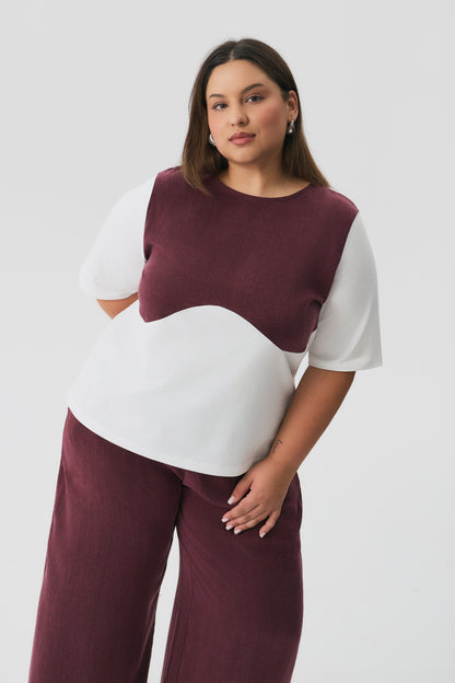 Bluzka Aura Maroon