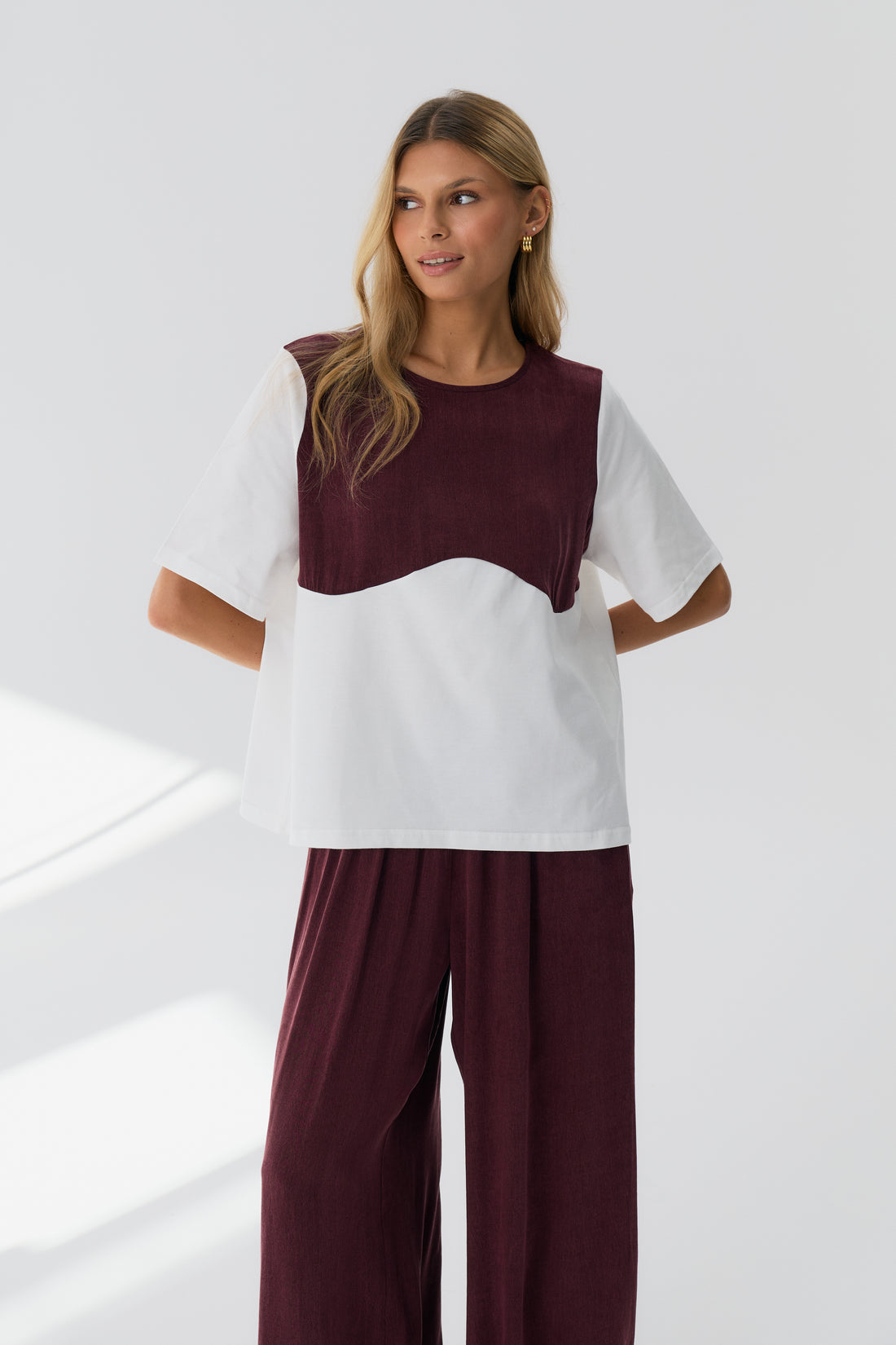 Bluzka Aura Maroon