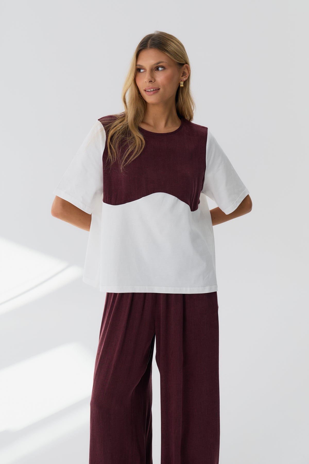 Bluzka Aura Maroon
