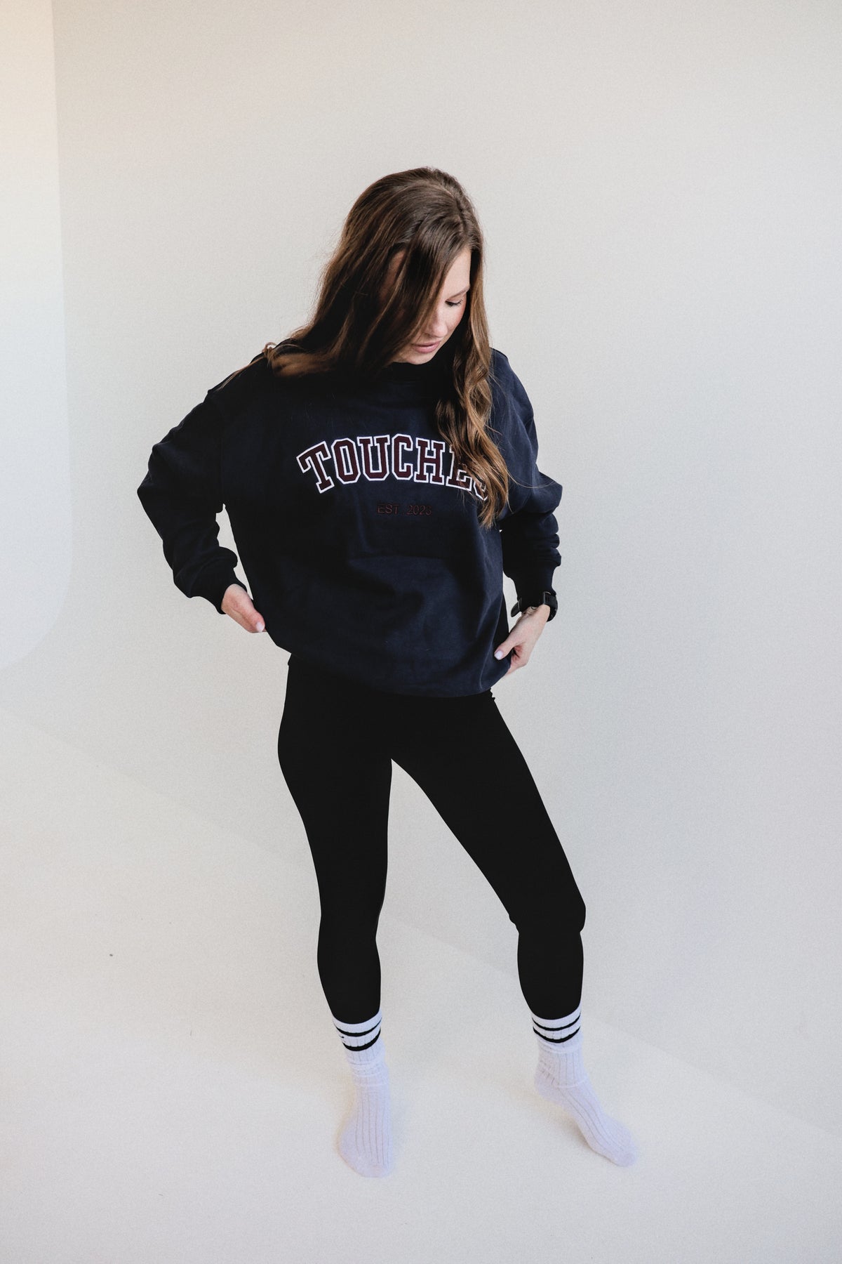 Crewneck Touches Navy