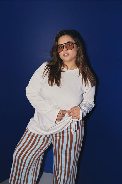 Spodnie Stripes Brown&amp;Blue