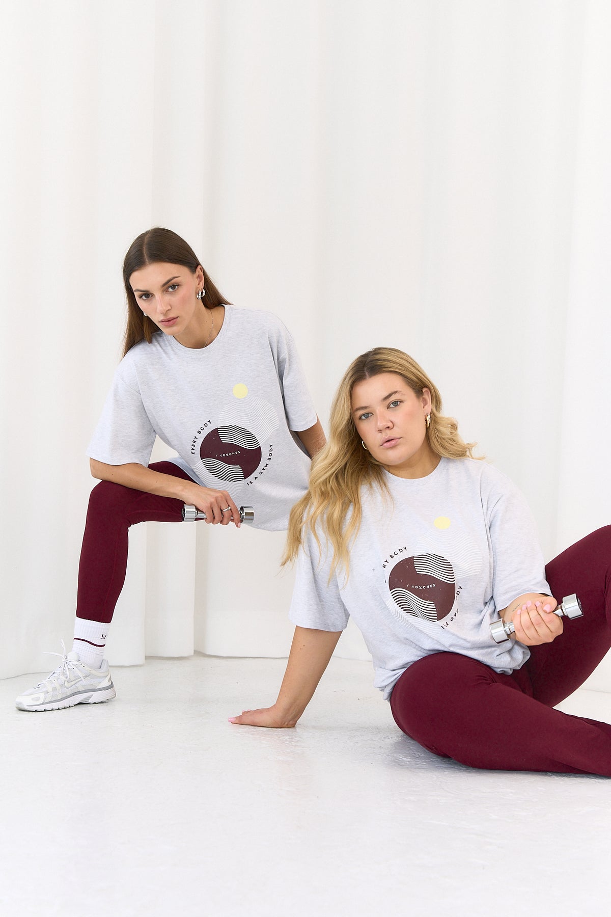 T-shirt Body Melange Grey