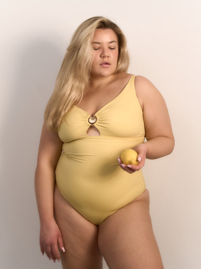 Kostium Mykonos Shell One Piece Yellow