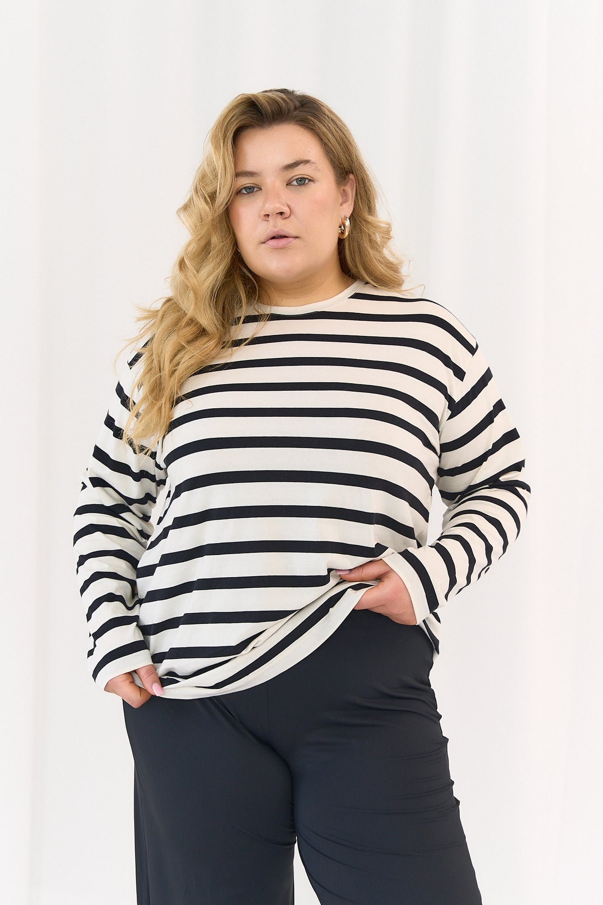 Longsleeve Stripes B&amp;W
