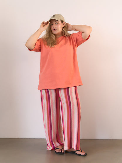 T-shirt Long Orange