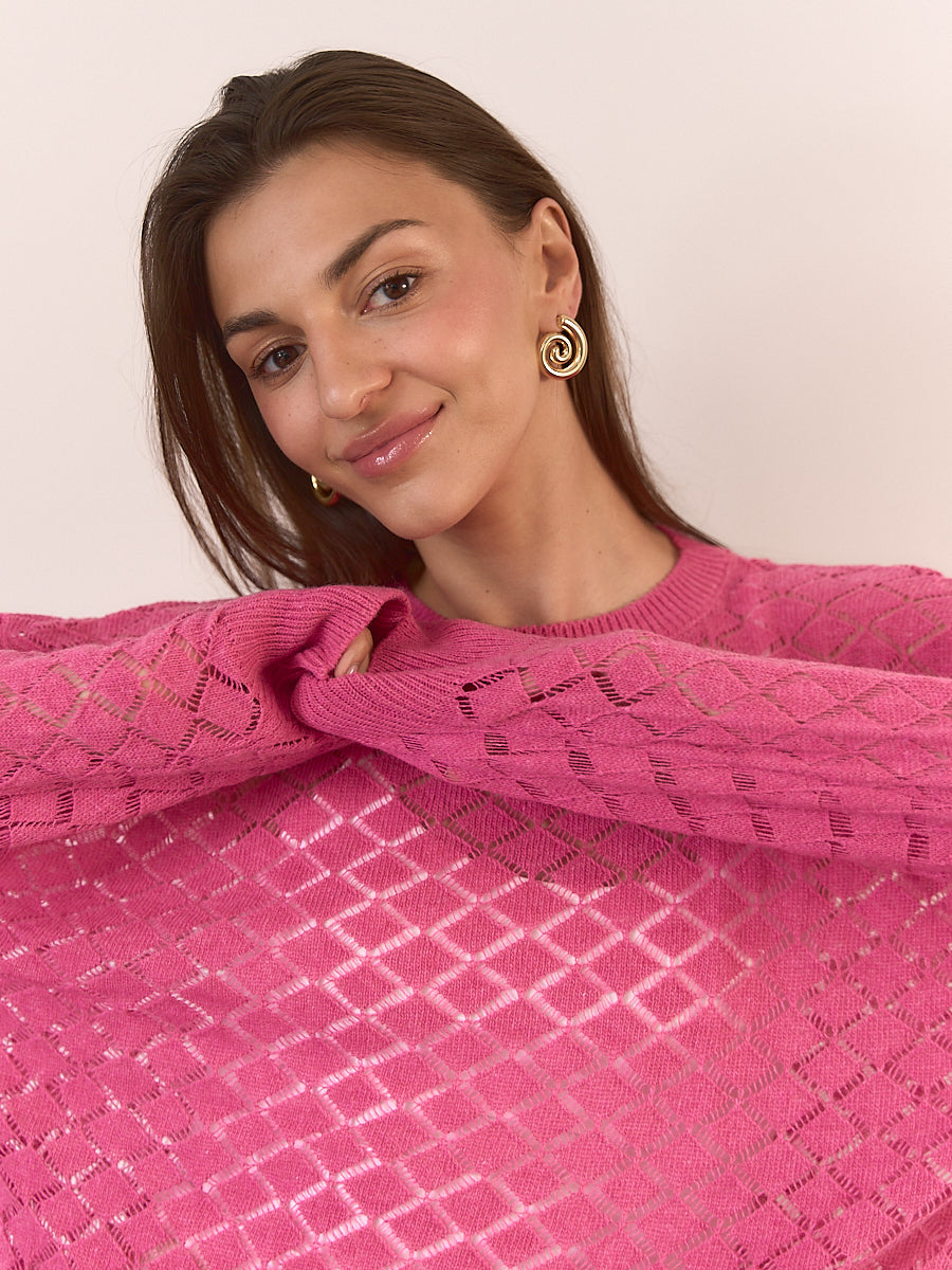 Sweter Cloud Pink