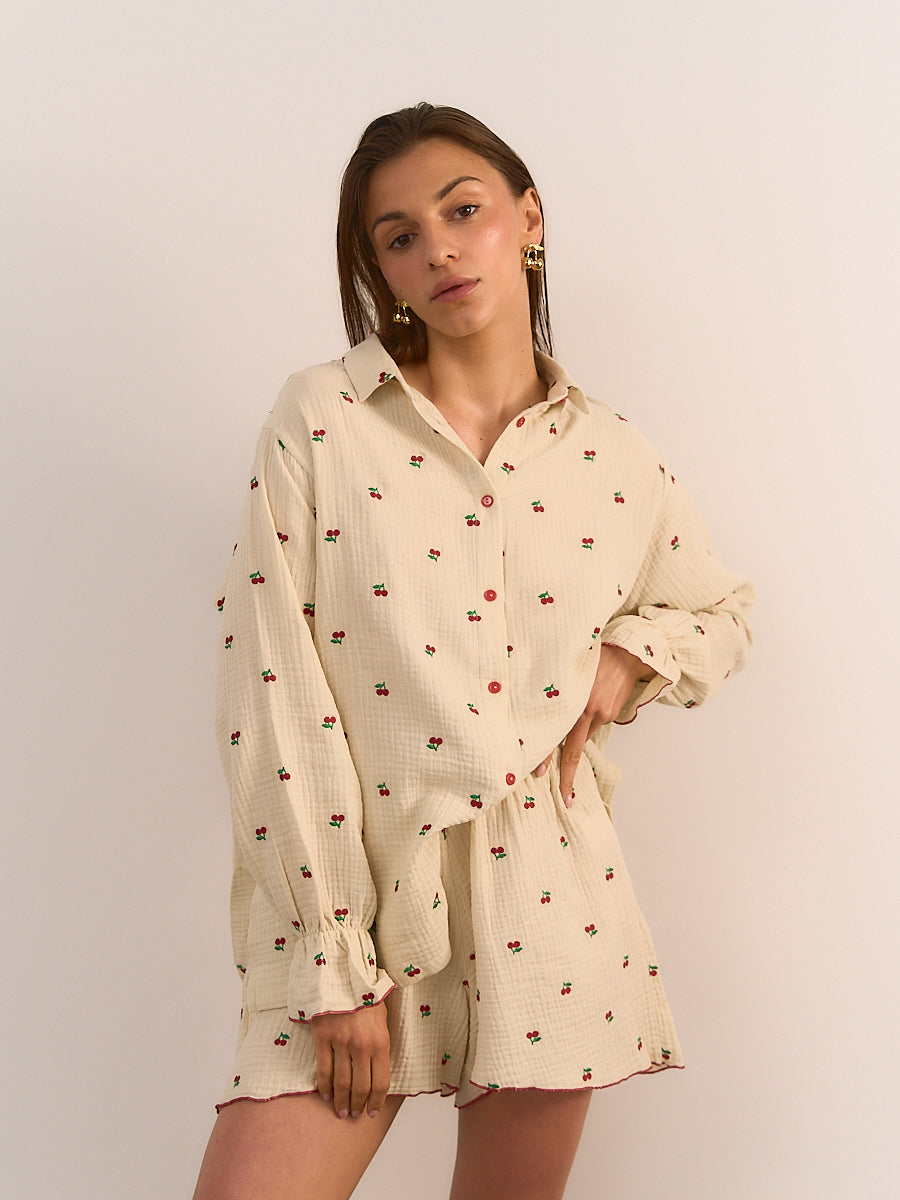 Koszula Cherry Beige
