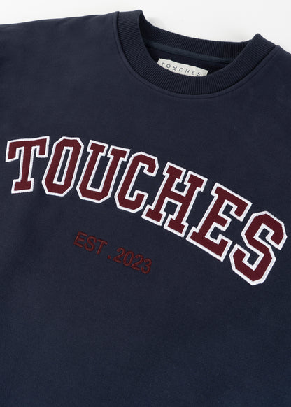 Crewneck Touches Navy