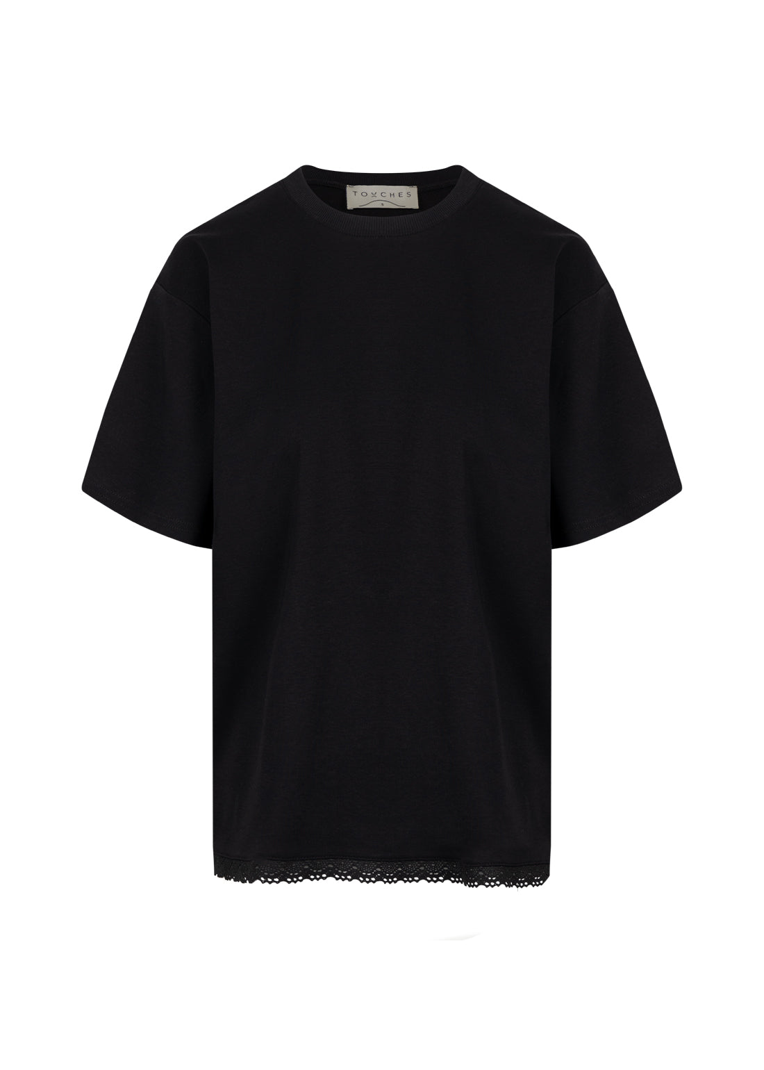 T-shirt Box Crochet black