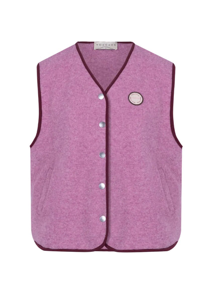 Kamizelka Merino Pink